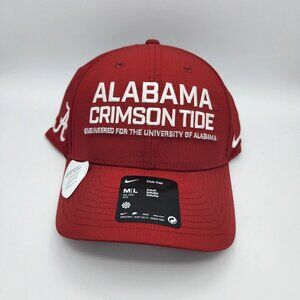 Nike Alabama Crimson Tide maroon Strapback hat M/L Club Cap NWT